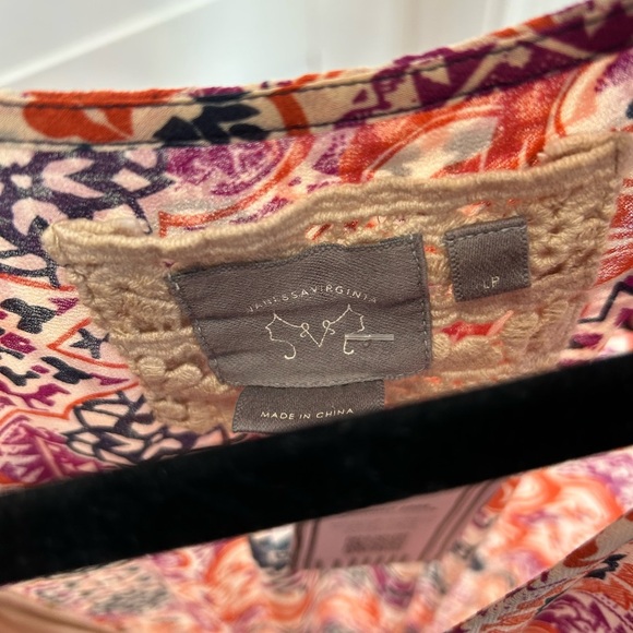 Vanessa Virginia Anthropologie day tripper Multicolor Dress size LP - Picture 2 of 8